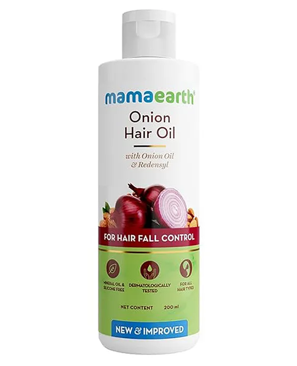 Onion Hair Oil with Onion Oil & Redensyl for Hair Fall Control - 200 ml