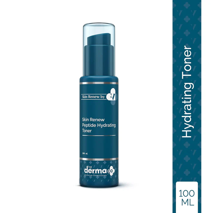 The Derma Co. X Dr V Skin Renew Peptide Hydrating Toner with Peptide & Hyaluronic Acid - 100 ml