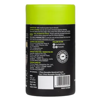  Pee Safe Reusable Menstrual Cup Large, 1 Count