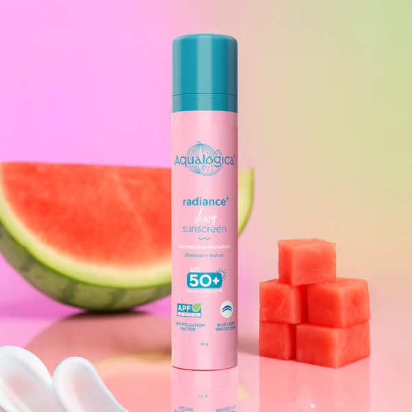 Radiance+ Dewy Sunscreen In-Vivo Tested with Watermelon & Niacinamide with SPF 50 & PA++++ - 50g