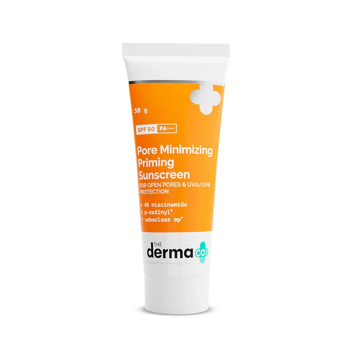 Pore Minimizing Priming Sunscreen with SPF 50 & PA+++ For Open Pores & UVA/UVB Protection - 50g