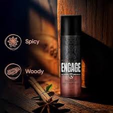 Engage Nudge Deodorant Body Spray For Men, 220 ml