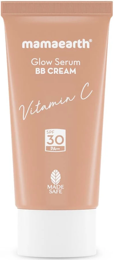 Mamaearth Glow Serum BB Cream with Vitamin C & Turmeric - 25 g