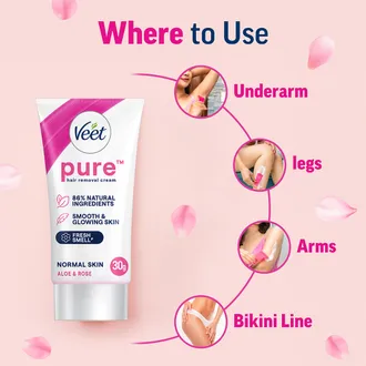 Veet Hair Removal Cream for Normal Skin, 15gm