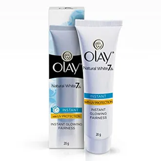 Olay Natural White Instant Glowing Fairness Cream, 20 gm