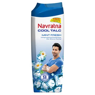 Navratna Cool Mint Fresh Talc 100 gm