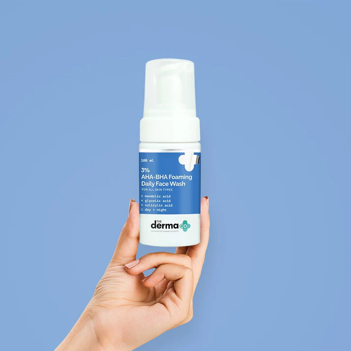 3% AHA+BHA Foaming Daily Face Wash 100ml