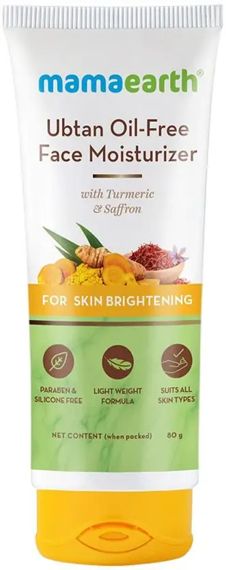 Ubtan Oil-Free Face Moisturizer for Skin Brightening - 80 g