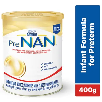 Nestle PRE NAN Low Birth Weight Infant Milk Formula Powder, 400 gm