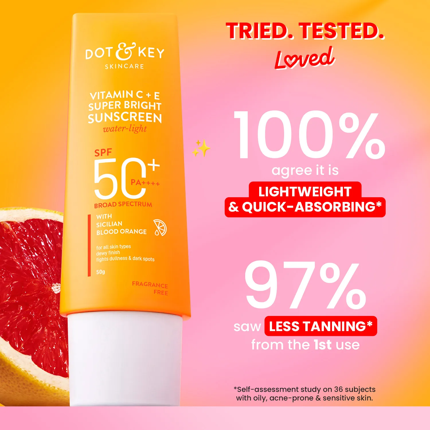  Dot & Key Vitamin C + E Super Bright sunscreen