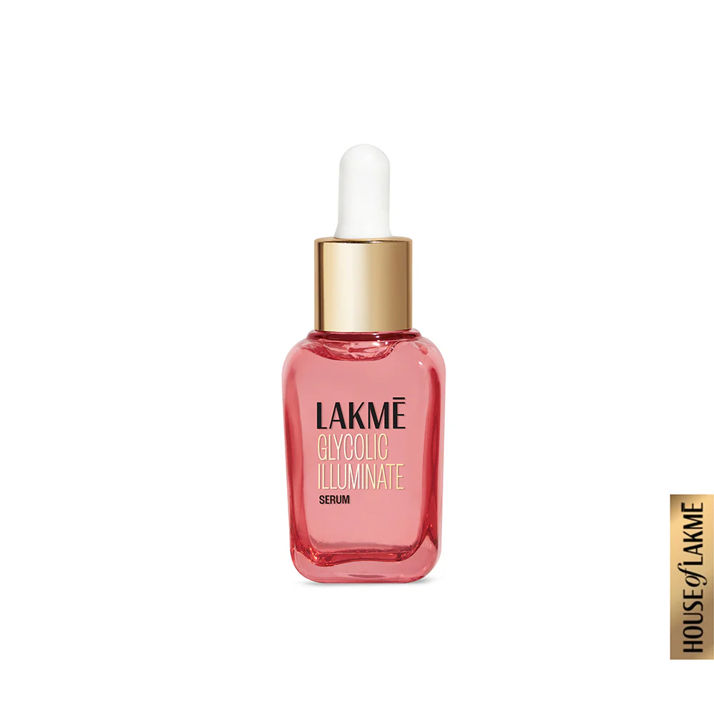 Lakmē Glycolic Illuminate Serum with 1% Glycolic Acid Reduces Dullness & Improves Texture 