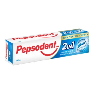 Pepsodent 2 in 1 Germ Fighting Formula Toothpaste, 150 gm