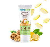 Vitamin C Face Scrub for Glowing Skin, With Vitamin C and Walnut For Skin Illumination - 100 g