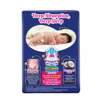 MamyPoko Extra Absorb Diaper Pants Large, 5 Count