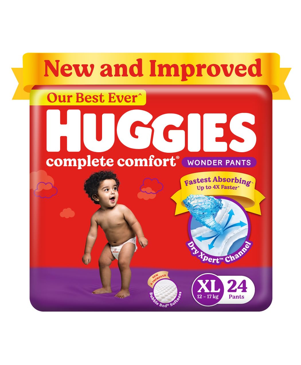 HUGGIES WONDER PANTS XL 24'S