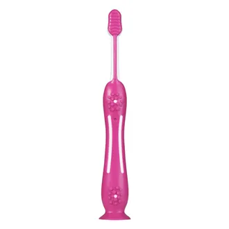 Chicco Pink Toothbrush for 3-8 Year Kids, 1 Count