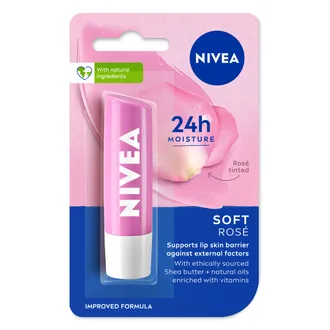  Nivea Soft Rose Lip Balm, 4.8 gm