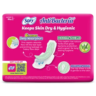  Sofy Anti Bacteria Sanitary Pads XL, 14 Count