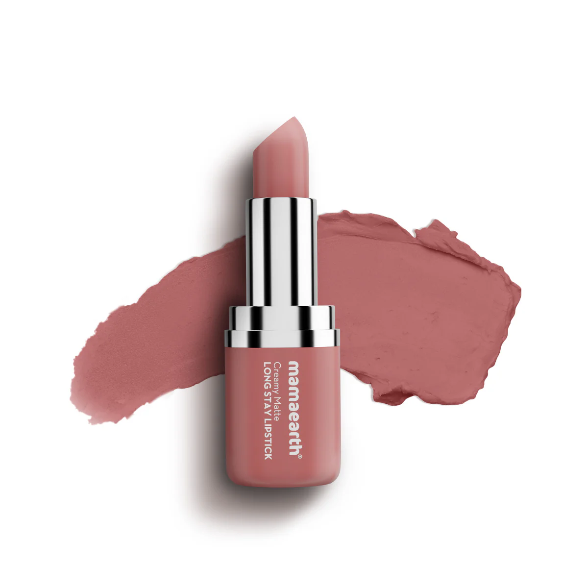 Creamy Matte Long Stay Lipstick with Murumuru Butter and Vitamin E - 4.2g | Pillow Nude