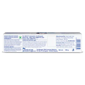 Sensodyne Fresh Mint Toothpaste, 150 gm