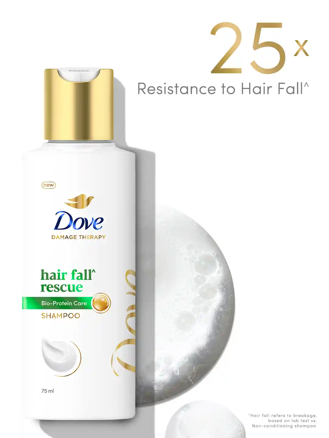 Dove Hair Fall Rescue Shampoo, 75 ml