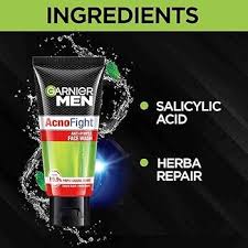 Garnier Men Acno Fight Anti-Pimple Face Wash 50 gm
