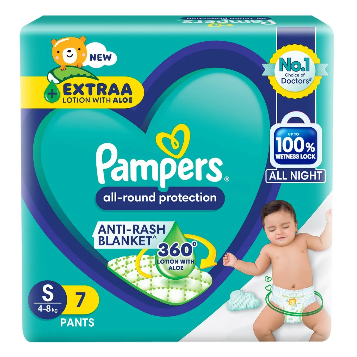 pampers all round protect pants xL 7's