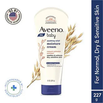  Aveeno Baby Soothing Relief Moisture Cream, 227 gm