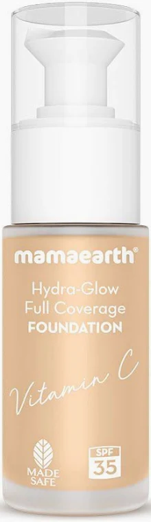 Hydra-Glow Full Coverage Foundation With Vitamin C & Turmeric - 30 ml | Beige Glow