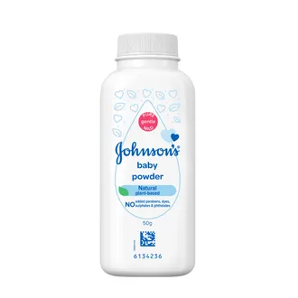 Johnson's Baby Natural Plant Based Powder, 50 gm