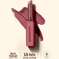 Luxe Matte Long Stay Lipstick with Passion Fruit Oil & Vitamin E -2g | Crushed Nude