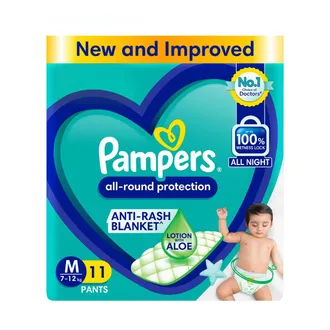 Pampers All-Round Protection Diaper Pants Medium, 11 Count