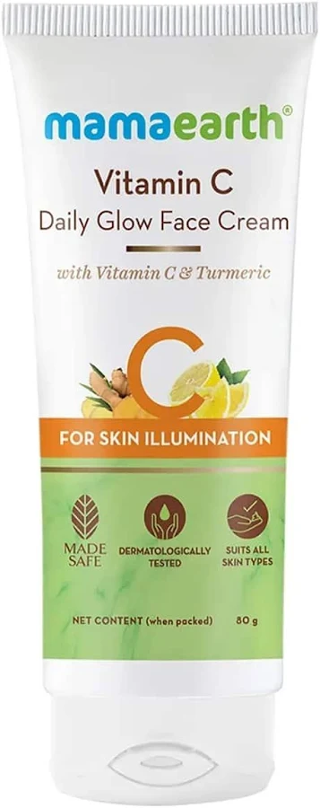 Vitamin C Daily Glow Face Cream With Vitamin C & Turmeric for Skin Illumination - 80 g