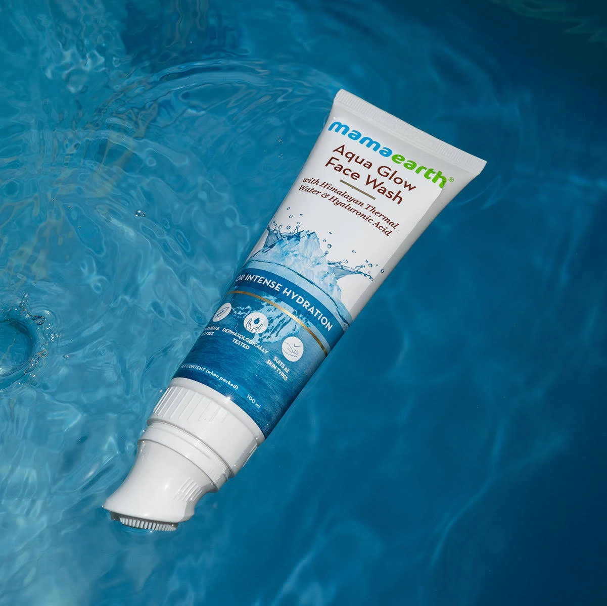 Aqua Glow Face Wash With Himalayan Thermal Water and Hyaluronic Acid for Intense Hydration - 100ml