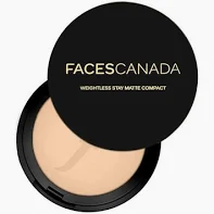 Faces Canada Weightless Stay Matte Finish Compact Powder - Natural 02, 9 gm 
