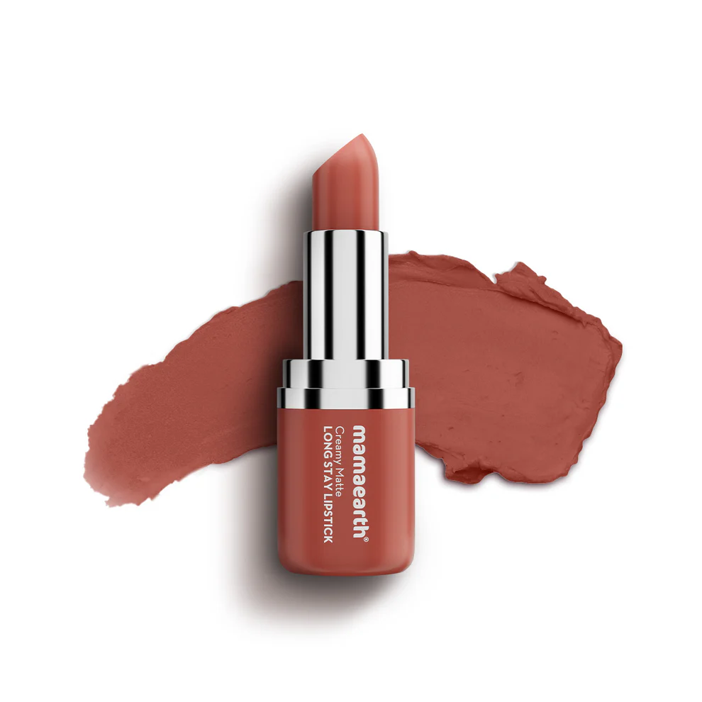Creamy Matte Long Stay Lipstick with Murumuru Butter and Vitamin E - 4.2g | Apricot Taupe