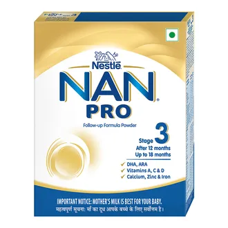 Nestlé NAN PRO 3 Follow-Up Formula-Powder After 12 months, Up to 18 months