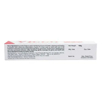 Vicco Vajradanti Ayurvedic Toothpaste, 100 gm