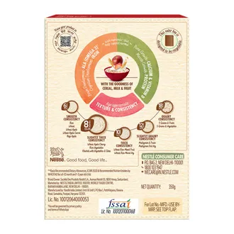 CERELAC Baby Food Cereal | No Refined Sugar | Wheat Apple Cherry for 8 to 24