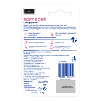  Nivea Soft Rose Lip Balm, 4.8 gm
