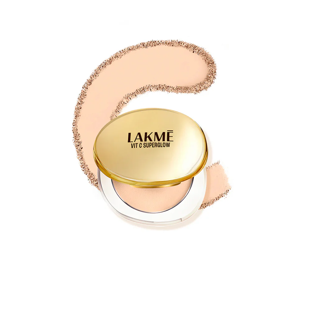 lakme vit c superglow skin perfecting compact