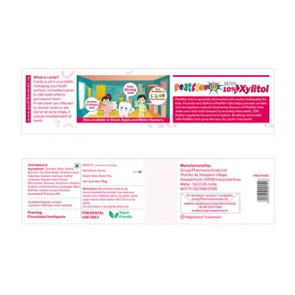 Pediflor Kidz Bubble Gum Toothpaste, 70 gm