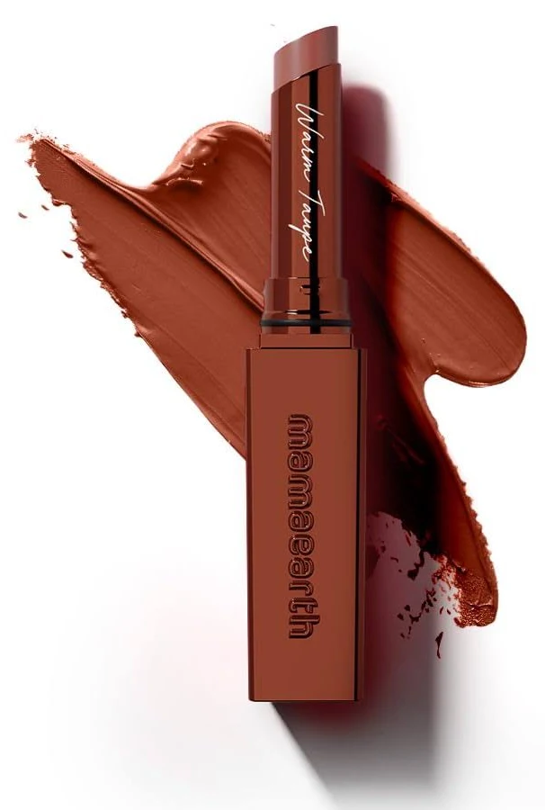 Luxe Matte Long Stay Lipstick with Passion Fruit Oil & Vitamin E -2g | Warm Taupe