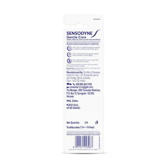 Sensodyne Gentle Care Soft Toothbrush, 2 Count ( Buy 1 Get 1 Free)
