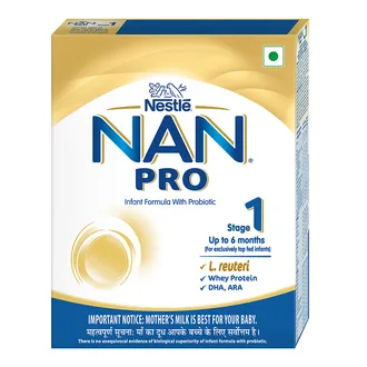 Nestlé NAN PRO 1 Infant Formula with Probiotic (Up to 6 months), Stage 1-400 gm