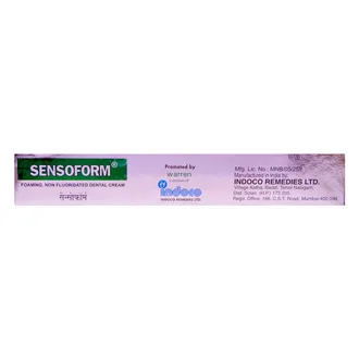Sensoform Medicated Dental Cream, 100 gm
