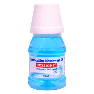 Hexidine Antiseptic-Antiplaque Mouthwash 80ML