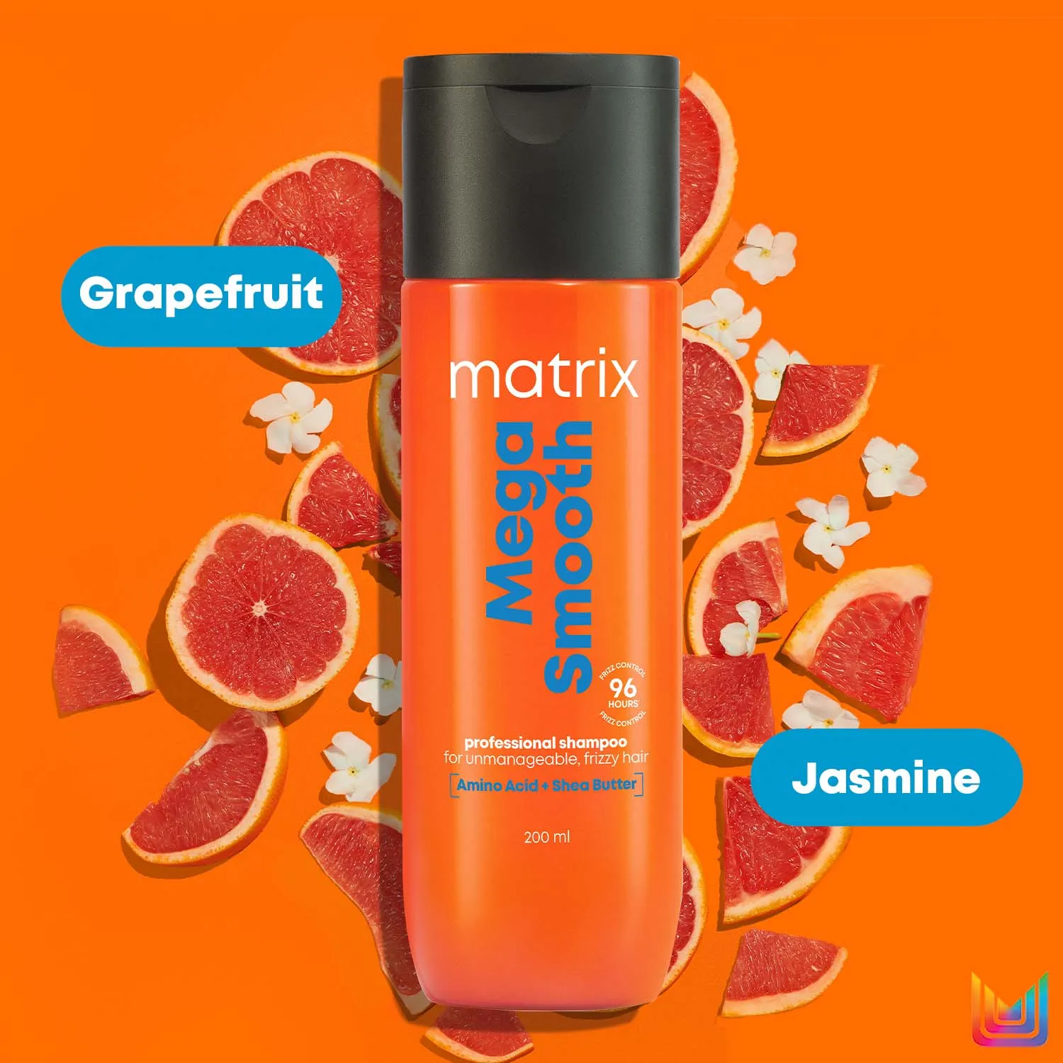 Matrix Mega Smooth Professional Shampoo with Shea Butter 200ml