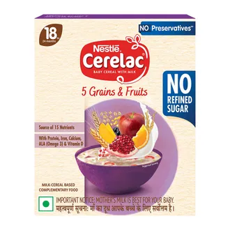 CERELAC STAGE 5 GRAIN5 FRUITS 300G REF