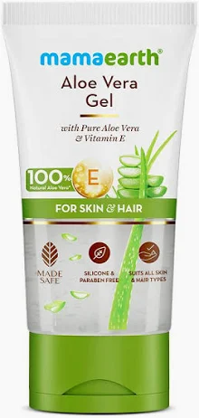 Aloe Vera Gel with 100% Natural Aloe Vera & Vitamin E for Skin & Hair - 150 ml
